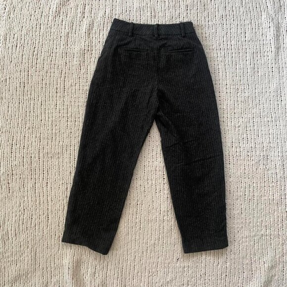 Wilfred Grey Pinstripe Wool Jallade Pant - Size 2 - Picture 4 of 5